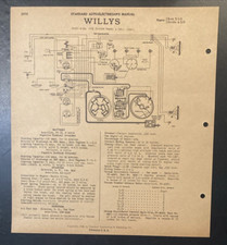 1947 Willys 4-63 Jeep Station Wagon Auto Electrical Schematic