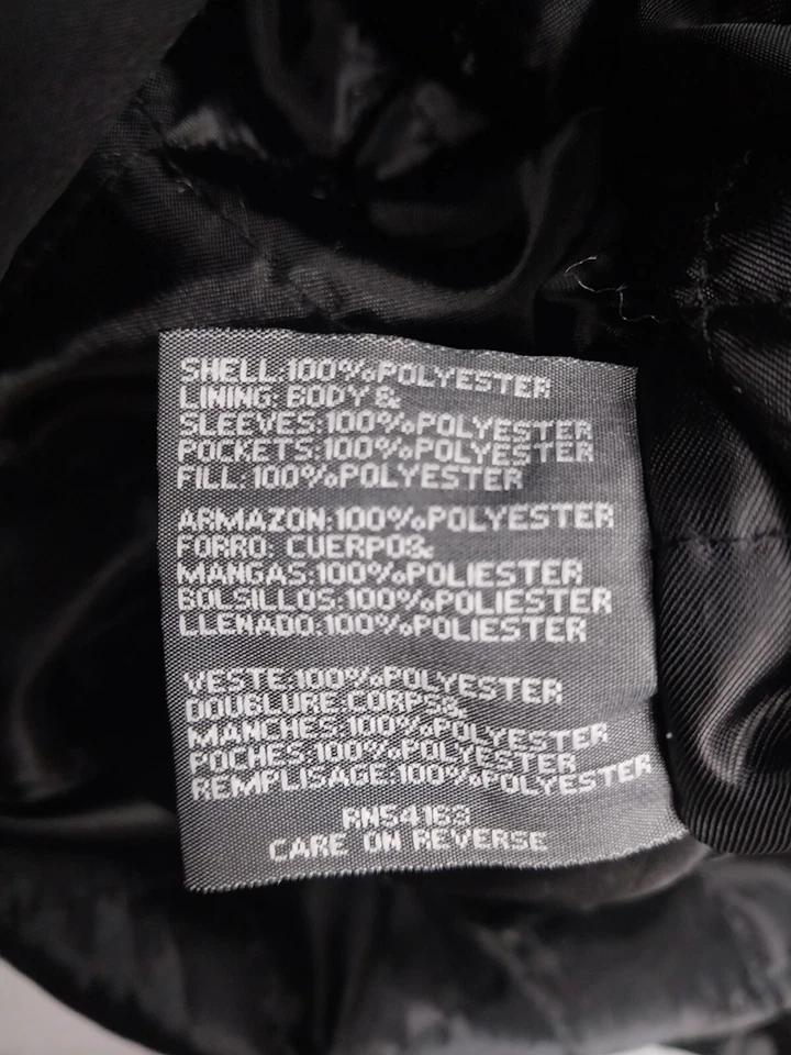 Kenneth Cole 防雨夹克男式 XL 黑色隐藏纽扣衬里 — 第 4/4 张图片