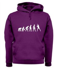 Evolution of Man Baseball - Adult Hoodie / Sweater - Base Ball Player Bat Love