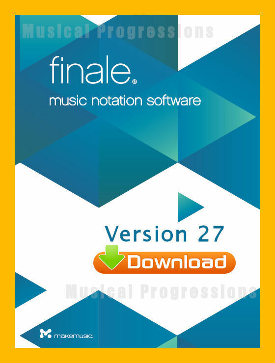 FINALE 27 - MUSIC NOTATION SOFTWARE - DIGITAL - FULL PRO RETAIL - MAKEMUSIC NEW