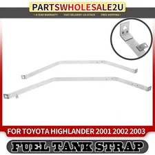 2x Fuel Tank Straps for Toyota Highlander 2001-2003 L4 2.4L 3.0L DOHC 7760148030