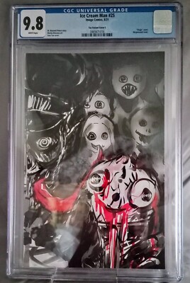 ICE CREAM MAN #25 (2021) - GRADE 9.8 CGC - IVAN TAO WRAPAROUND SKETCH VARIANT!