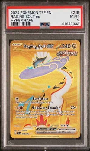 Raging Bolt ex graded PSA 9 for sale on eBay
