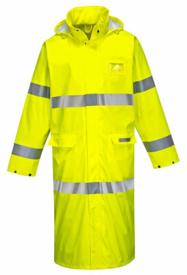 Portwest FR44 Sealtex Flame Resistant Hi-Vis Work Coat in Waterproof 50Inch ANSI