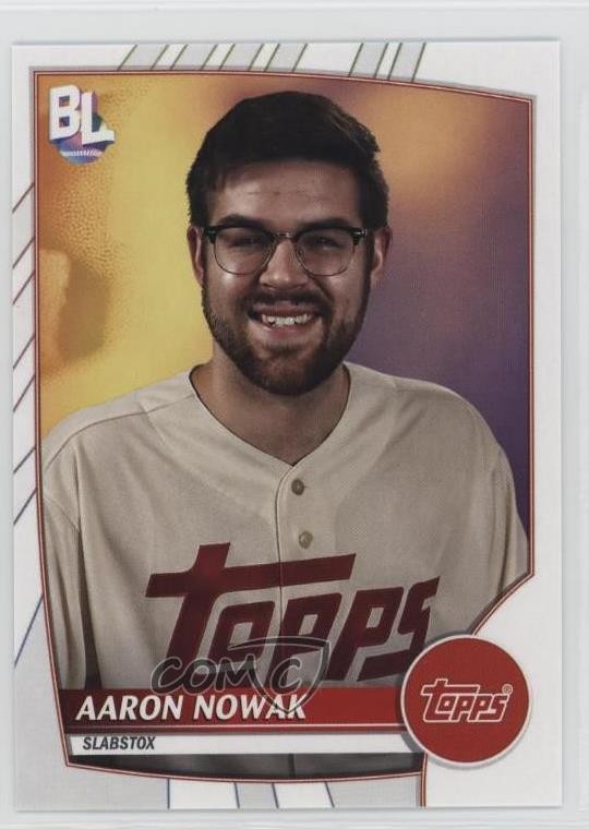2023 Topps Big League Hobby Influencer Short Print Aaron Nowak #HI-AS 11p7