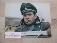 Maximilian Schell autograph signed A4 lobbycard "The Odessa file"