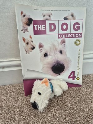 THE DOG ARTLIST COLLECTION - WEST HIGHLAND WHITE TERRIER PLÜSCHTIER STOFFTIER + MAGAZIN
