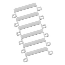 6 Pcs Pipe Hangers Square Tube Clamp Adjustable Fixed Support Clamps for