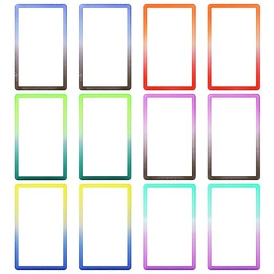 12x Hard TPU Gradient Color Bumper Guard Slab Edge Protector For PSA Graded Card