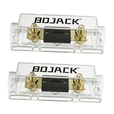 BOJACK 0/2/4 Gauge ANL Fuse Holder and 100 Amp ANL Fuses for 0 2 4 8 Gauge 100A