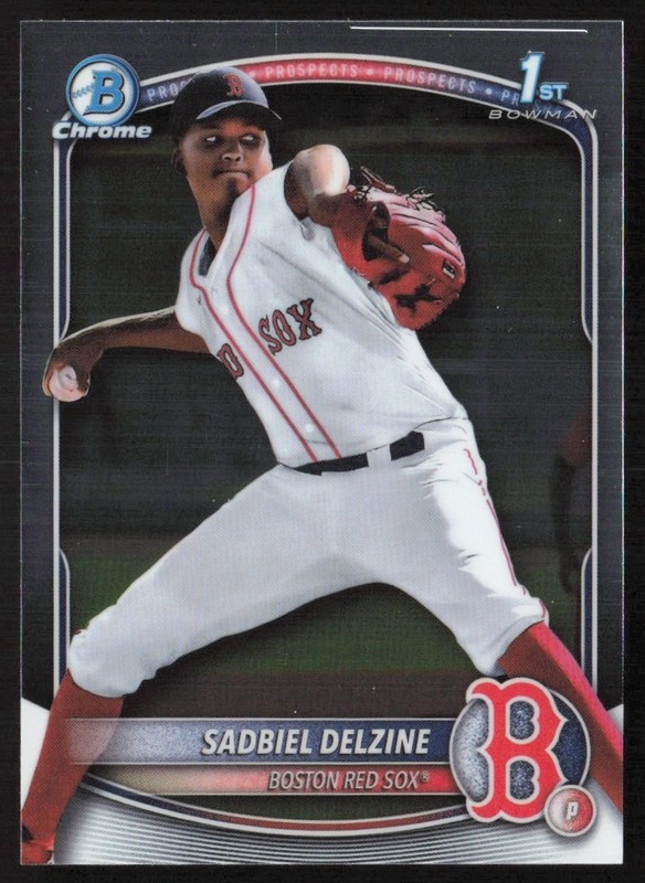 2025 Bowman Chrome Prospects Sadbiel Delzine #BCP-235 GS1-6