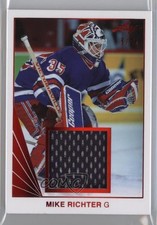 2017-18 Leaf 1990 Design Materials Red 6/25 Mike Richter #BM-27 0f4