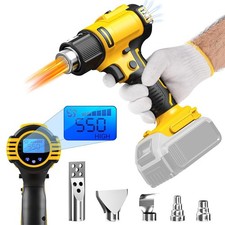350W 550 For Dewalt XR 18V Battery LCD Hot Air Gun Electric Heat Gun w/5 Nozzle