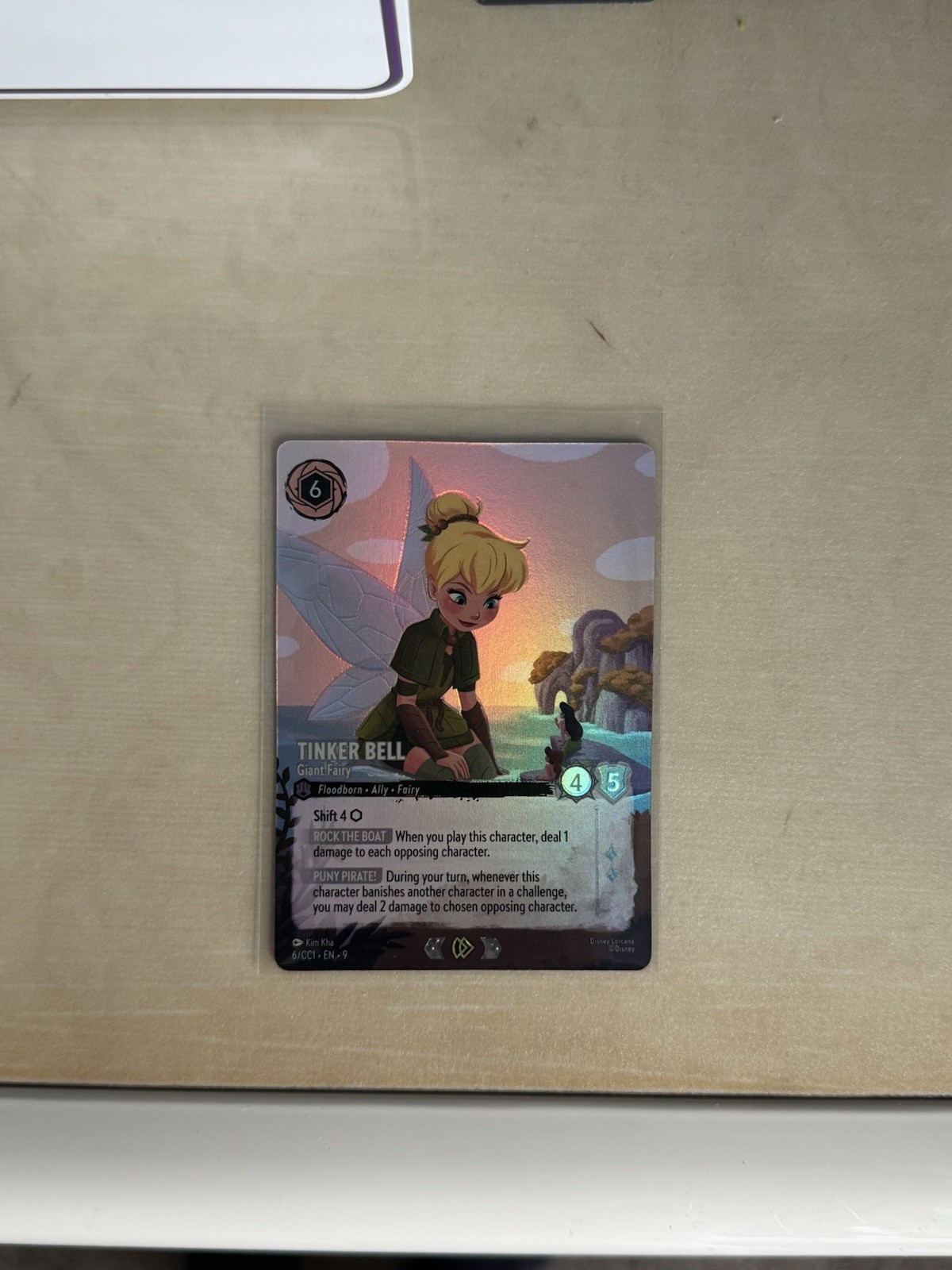 Lorcana Tinker Bell Giant Fairy Curator Collection Heroines Edition