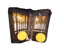 19 Pieces Premium Artist Paint Brush Set - Includes Palette Knife, Sponge, Or...