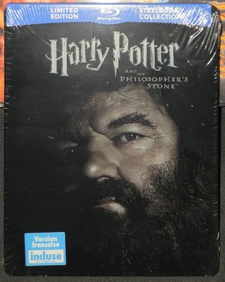 RARE OOP Harry Potter & The Philosopher's Stone - Blu-ray SteelBook (Hagrid)