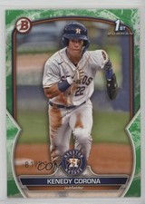 2023 Bowman Prospects Green Pattern 81/99 Kenedy Corona #BP-148 ms9