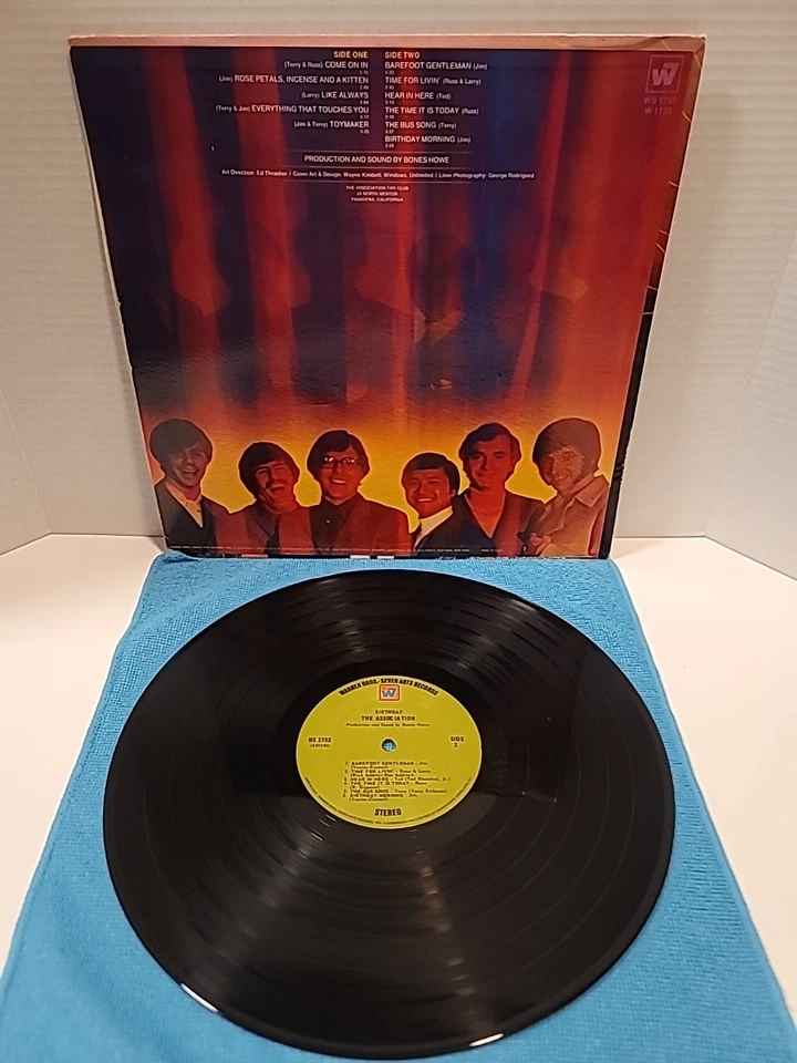 THE ASSOCIATION "BIRTHDAY" Vinyl LP ALBUM WS 1733 Warner Brothers - Image 4 of 4