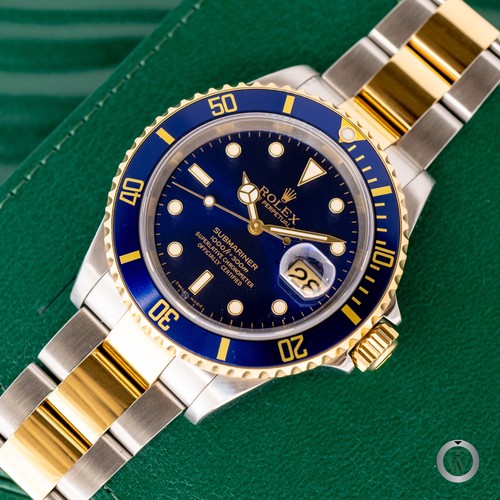 ROLEX SUBMARINER DATE 16613 LB BLUE DIAL 2006