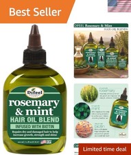 Biotin-Enriched Rosemary Mint Hair Oil 7.1 Oz - Strengthening Scalp Treatment