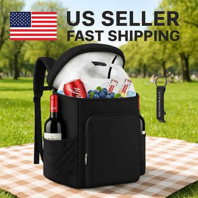 Backpack Cooler 33 Cans Portable Lightweight Insulated Leak Proof 36 Hours Cold