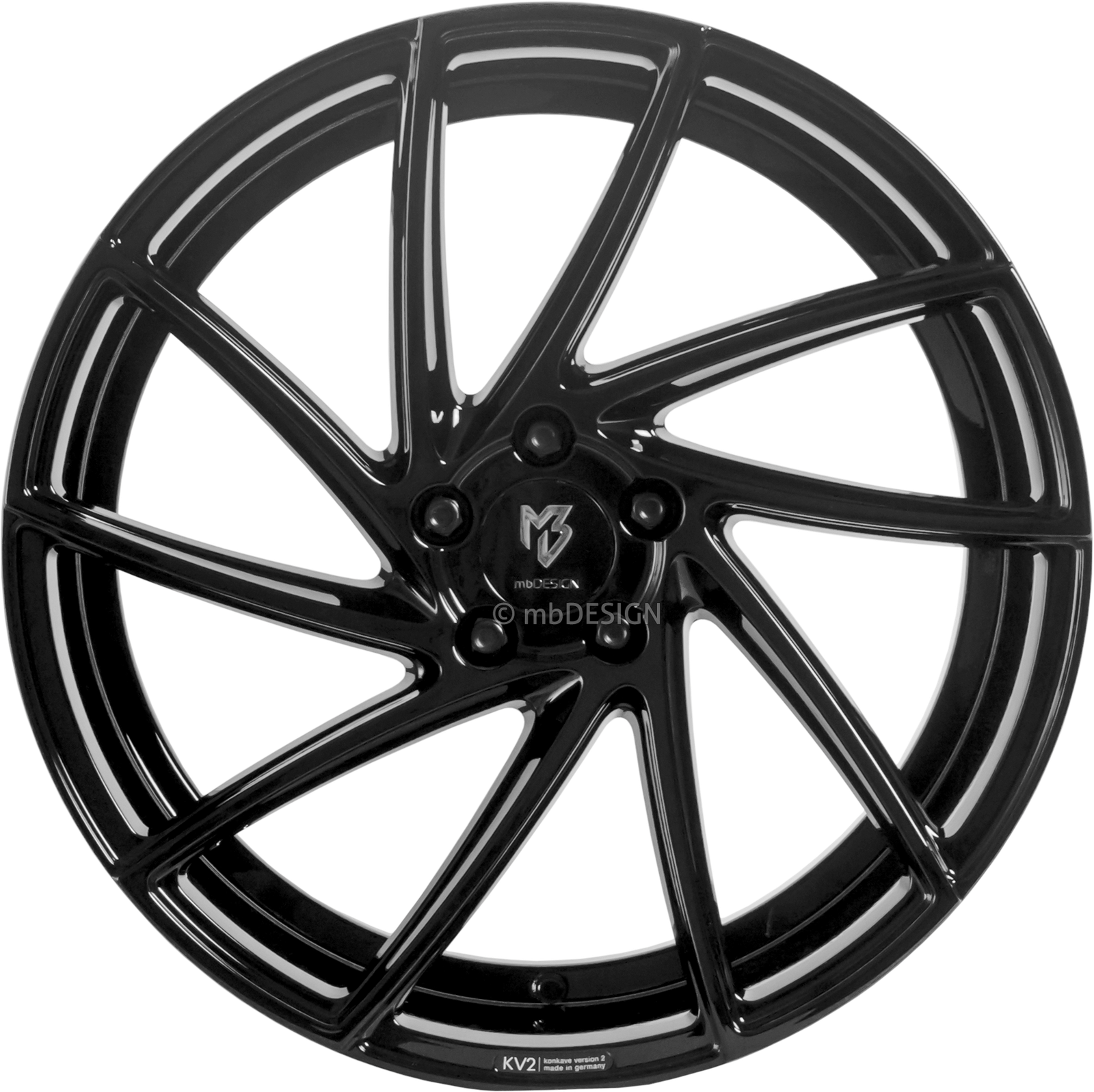 2X Mbdesign Aluminiumrad Gegossen KV2 8,5X20 Zoll (Konkaves Design) Lk 5X130-image