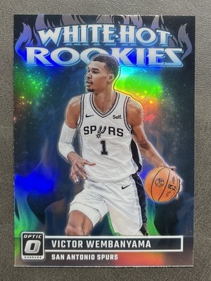 2023-24 Panini Donruss Optic White Hot Rookies Victor Wembanyama #2 Holo Prizm  