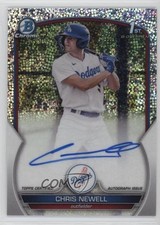 2023 Bowman Chrome Prospect Speckle Refractor 51/299 Chris Newell Auto 1n8a