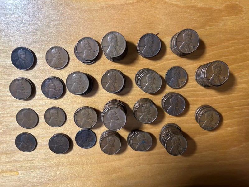 Rare Wheat Penny lot of 150