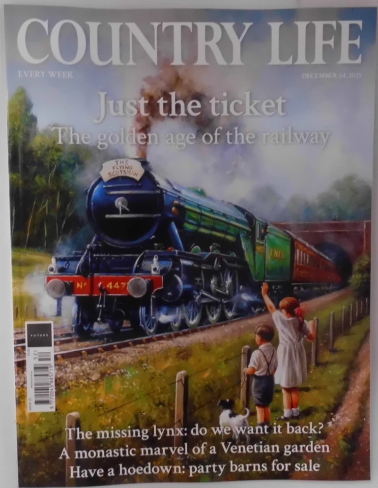 Anuncio nuevoCountry Life magazine 24th Dec 2025 The Golden age of the Railway + Missing Lynx