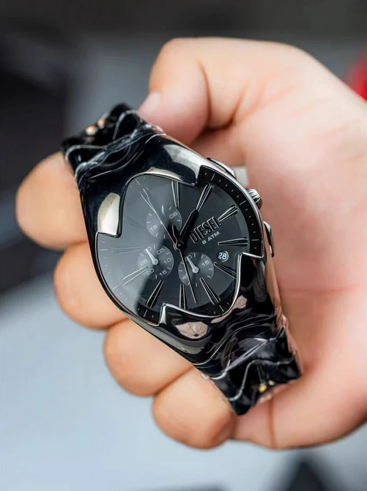 Reloj 2025 Nuevo Diesel Mercurial Cronógrafo Gris Acero Inoxidable DZ4682 Foto 4 de 4