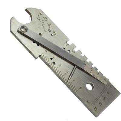 Measuring Ruler Designed Specifically for Cut Depths in Welding Projects