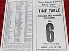 1963 Chicago Burlington & Quincy Railroad Timetable #6 C&A Division CB&Q Railway — photo 2