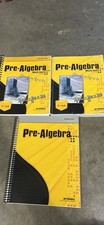 Abeka pre-algebra  3rd edition 3 Books