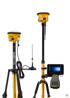 Trimble Dual SPS986 Tilt 900 MHz GPS Base/Rover Receiver Kit w/ TSC7 Siteworks