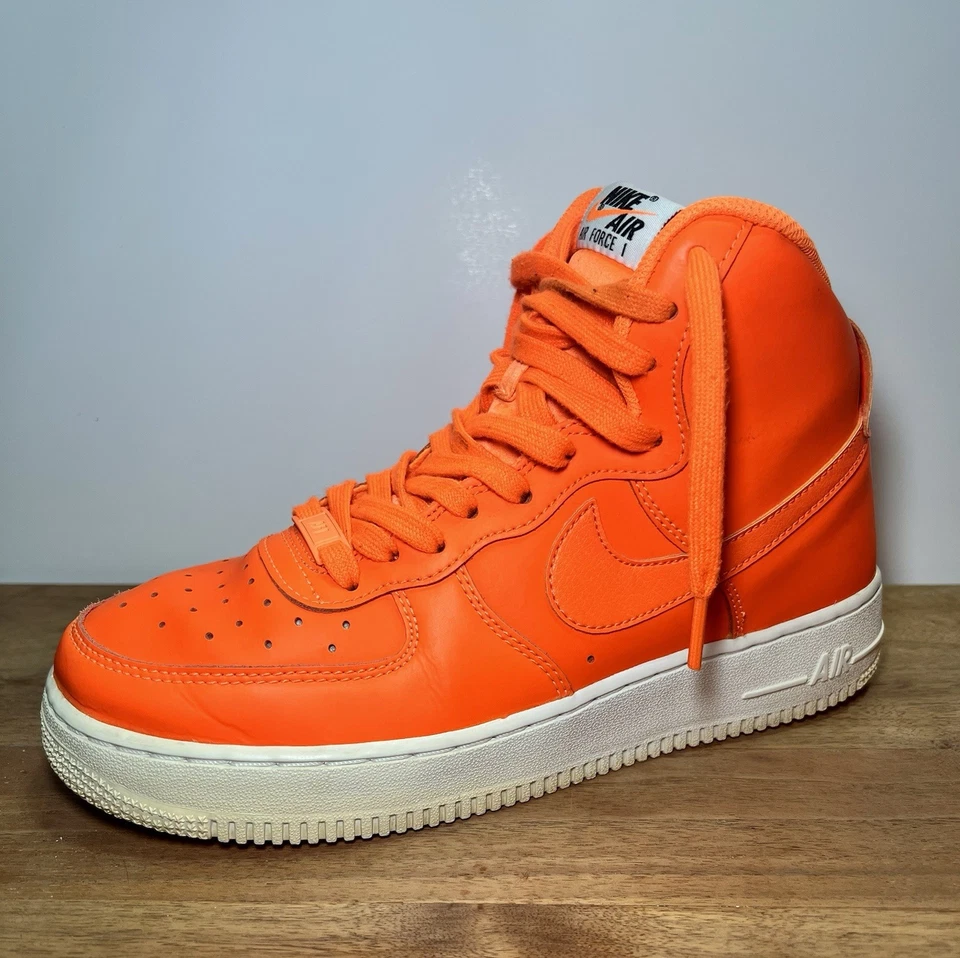 Size 7Y/Mens size 7/Womens 6‼️AF1’s-Nike Air Force 1 High 🔥Pack Orange shoes - Image 2 of 4