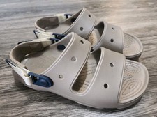 CROCS Classic All-Terrain Sandal Khaki Multi Unisex M6 W8 VGC