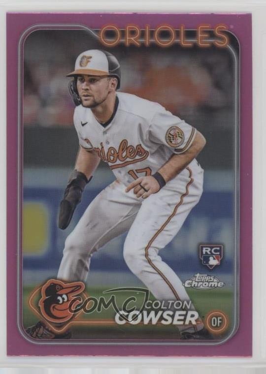 2024 Topps Chrome Pink Refractor Colton Cowser #278 1ec3