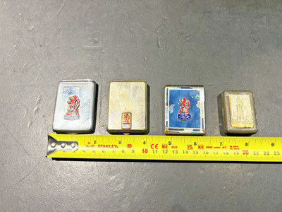 4 x 1938 Scottish Empire Exhibition Vesta Case Matchbox Holders Bryant May etc