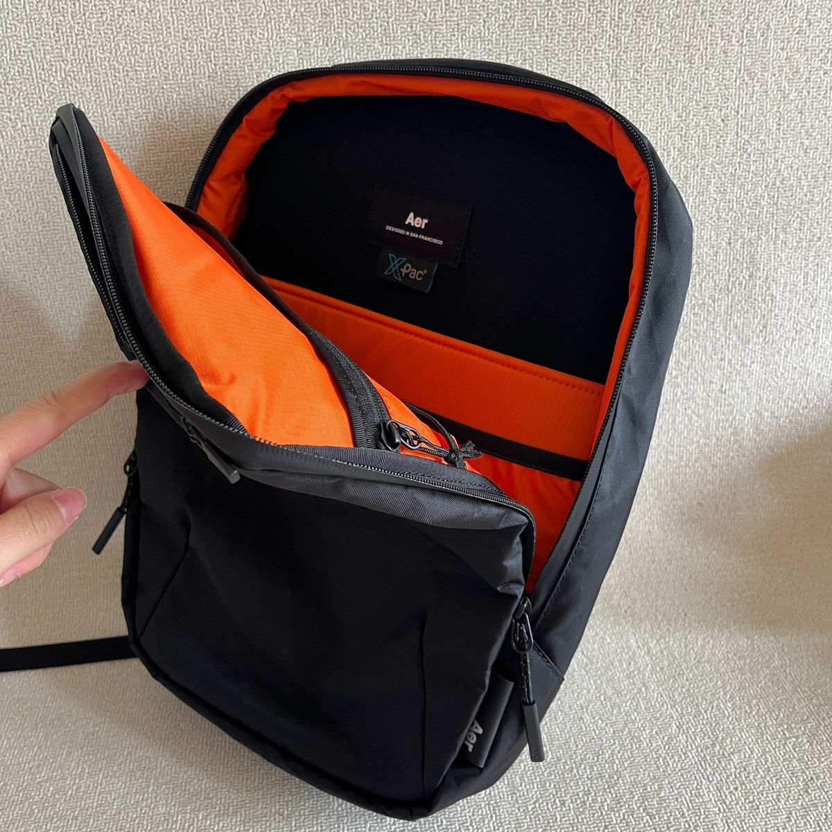 Aer Slim Pack X-Pac (8.5L) Black VX-42 Waterproof Ultra-Slim 15