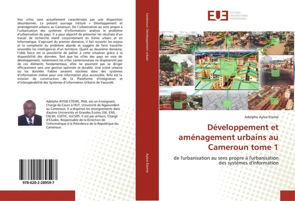 DéVeloppement Et AméNagement Urbains Au Cameroun Tome 1 Adolphe Ayissi Eteme-image