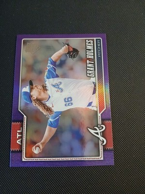2026 Topps #182 Grant Holmes Purple Holo Foil #/250 (157/250)
