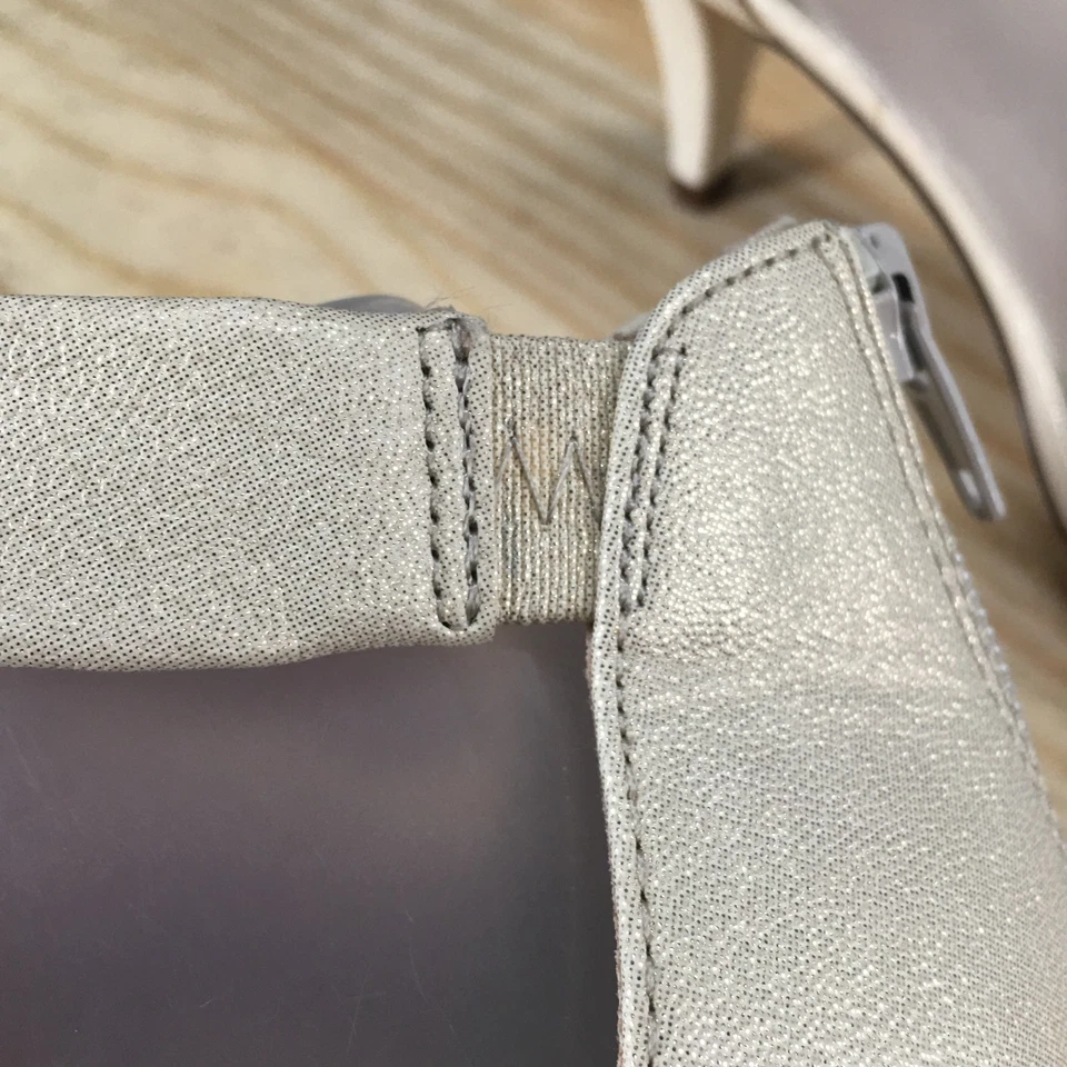 Style & Co Dress Sandals Womens 6.5 M Phillys Ankle Strap Beige Stiletto NEW - Image 4 of 4