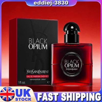 BLACK OPIUM RED EDP SPRAY PERFUME 90ML FOR WOMEN NEW & SEALED🔥