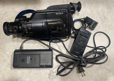 SONY SteadyShot Handycam Video 8 Camcorder CCD-F301 Parts Only Plus Extras
