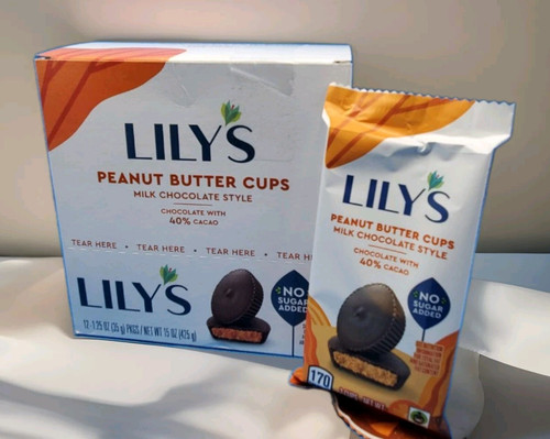 Lily's • Milk Chocolate Peanut Butter Cups • 40% CACAO • Box of 12 Pks - Bild 1 von 10