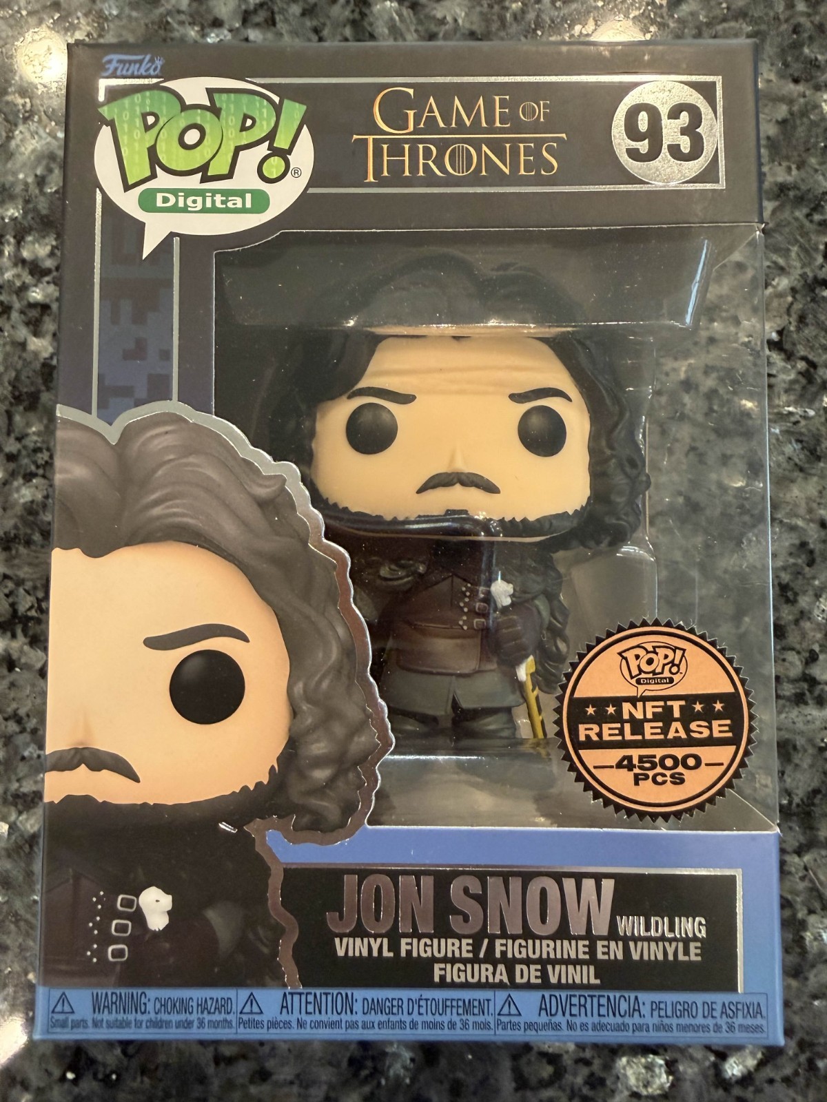 Funko Pop! Game of Thrones Jon Snow Wildling #93 Droppp Phys