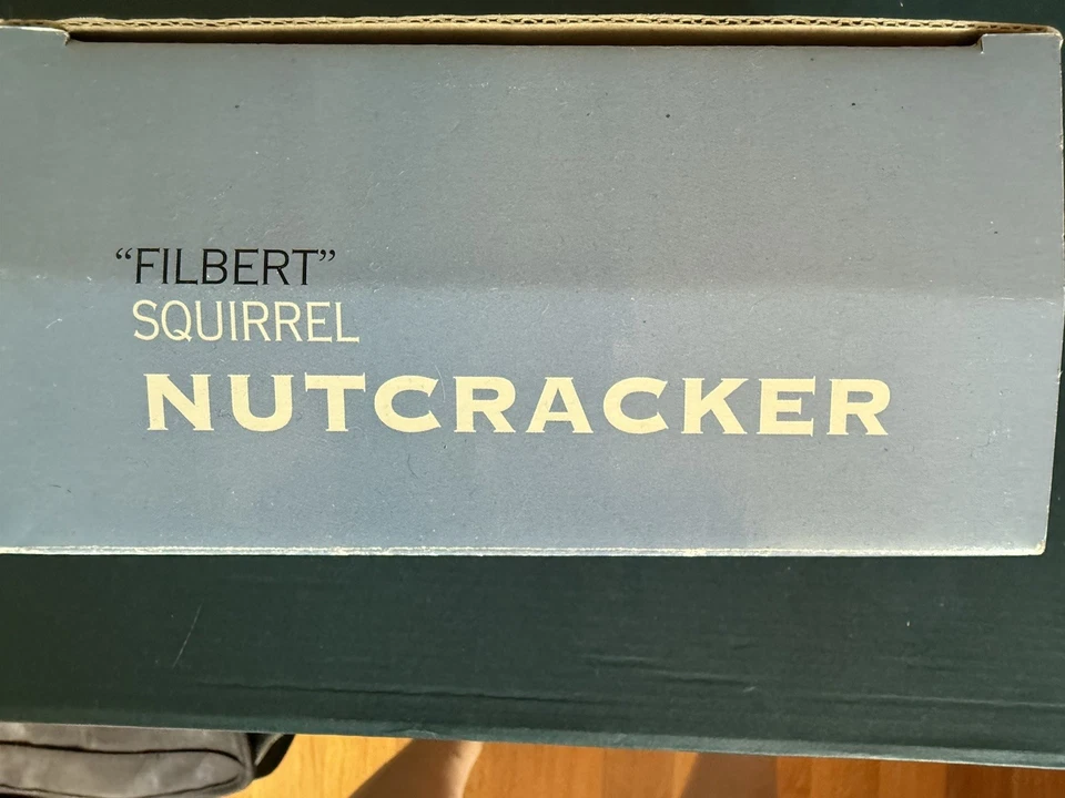 RSVP Cast Aluminum Filbert Squirrel Nutcracker Spring Squeeze Tail Original Box - Image 2 of 4