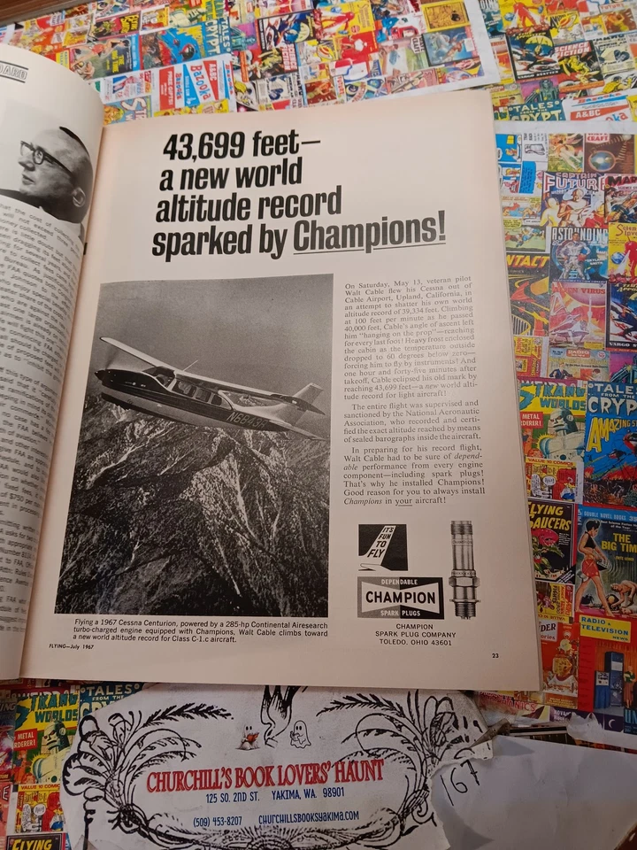 Flying Magazine - July 1, 1967 - Image 3 of 4