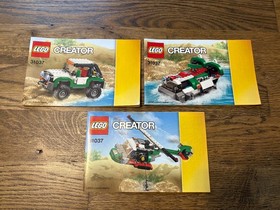 LEGO CREATOR: Adventure Vehicles (31037) - All Pieces Present, No Box, RETIRED